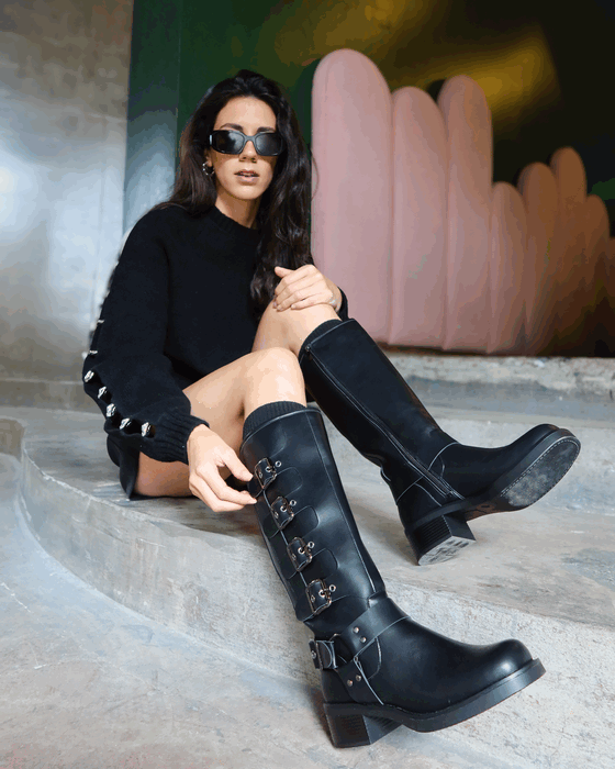 BOTA AGUA DE COCO BIKER NEGRA - 2
