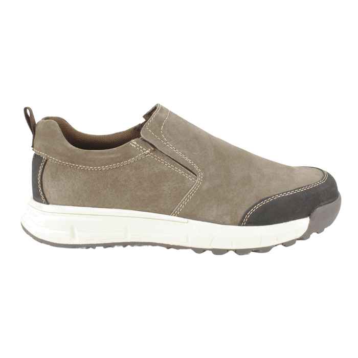 ZAPATILLA NAT GEO SLIP ON CUERO CAFE CLARO - 1