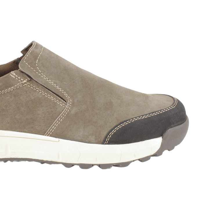ZAPATILLA NAT GEO SLIP ON CUERO CAFE CLARO - 4