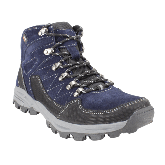 BOTIN NAT GEO OUTDOOR CUERO REFORZADO AZUL MARINO - 2