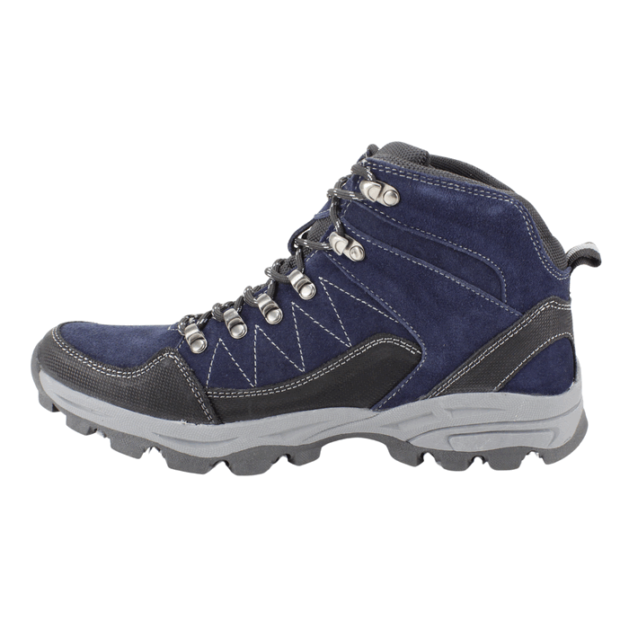 BOTIN NAT GEO OUTDOOR CUERO REFORZADO AZUL MARINO - 3