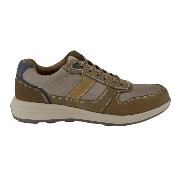 ZAPATILLA NAT GEO TEXTURAS CUERO BEIGE - 1