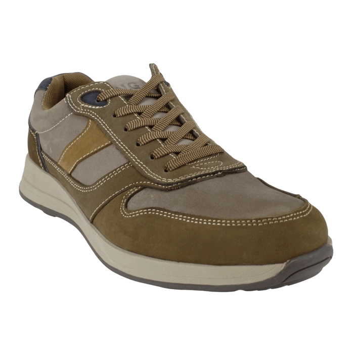 ZAPATILLA NAT GEO TEXTURAS CUERO BEIGE - 2