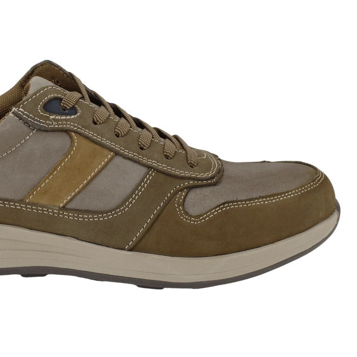 ZAPATILLA NAT GEO TEXTURAS CUERO BEIGE - 4