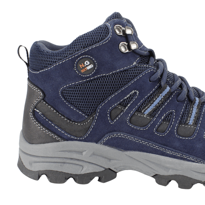 BOTIN NAT GEO OUTDOOR CUERO AZUL MARINO - 4