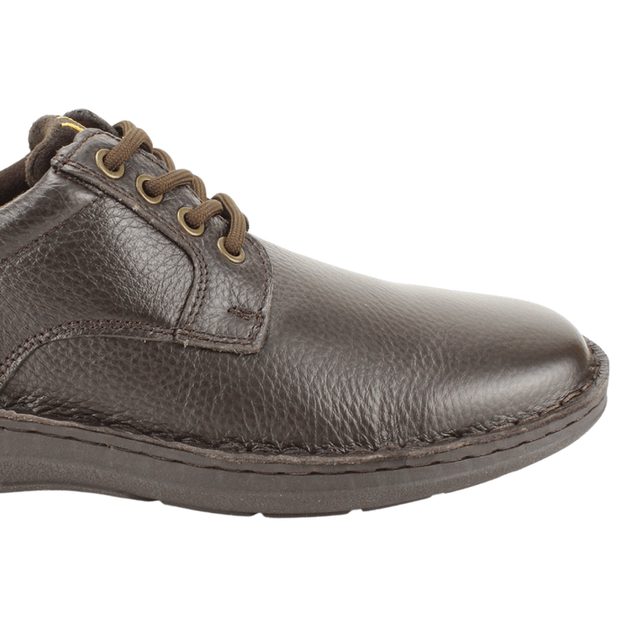 ZAPATO NAT GEO CUERO TEXTURAS CAFE - 4