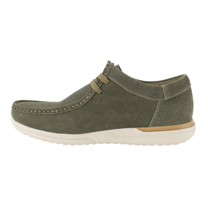 ZAPATO NAT GEO CASUAL GAMUZA VERDE PETROLEO - 3