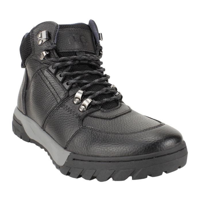 BOTIN NAT GEO OUTDOOR CUERO TEXTURADO NEGRO - 2