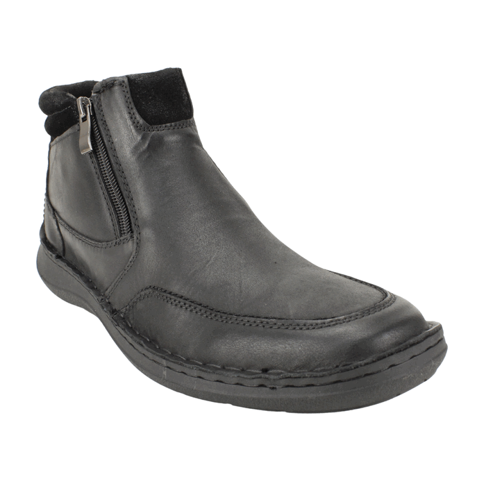 BOTIN NAT GEO DOBLE CIERRE CUERO NEGRO - 2