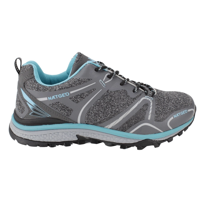 ZAPATILLA NAT GEO OUTDOOR TEXTIL GRIS - 1