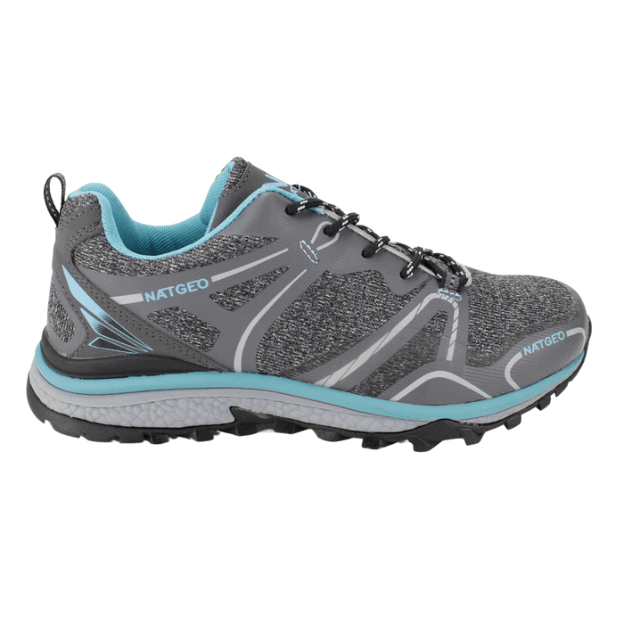 ZAPATILLA NAT GEO OUTDOOR TEXTIL GRIS - 1