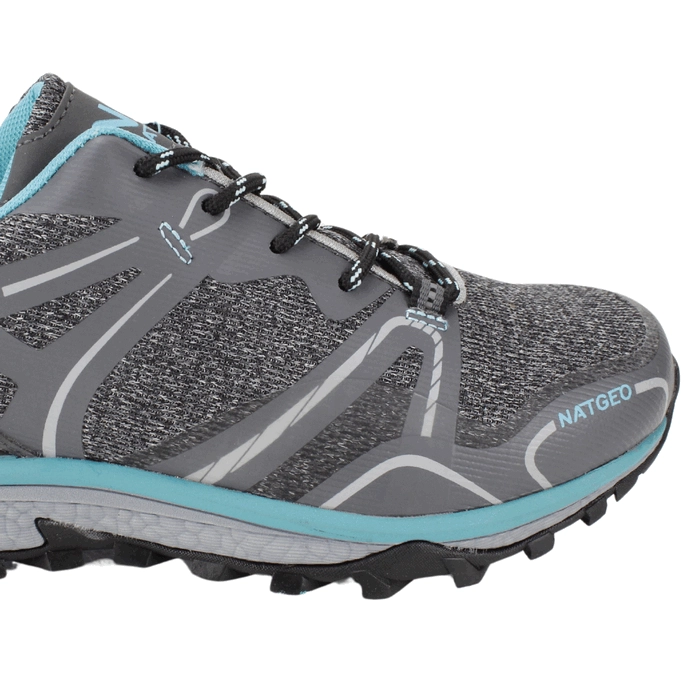 ZAPATILLA NAT GEO OUTDOOR TEXTIL GRIS - 4