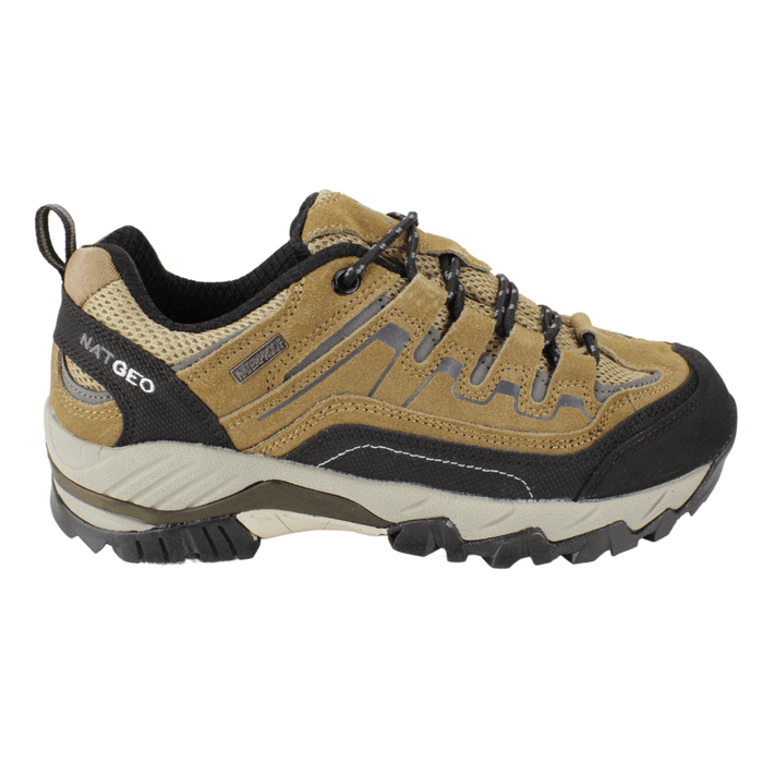 ZAPATILLA NAT GEO WATARPROOF CUERO CAFE - 1