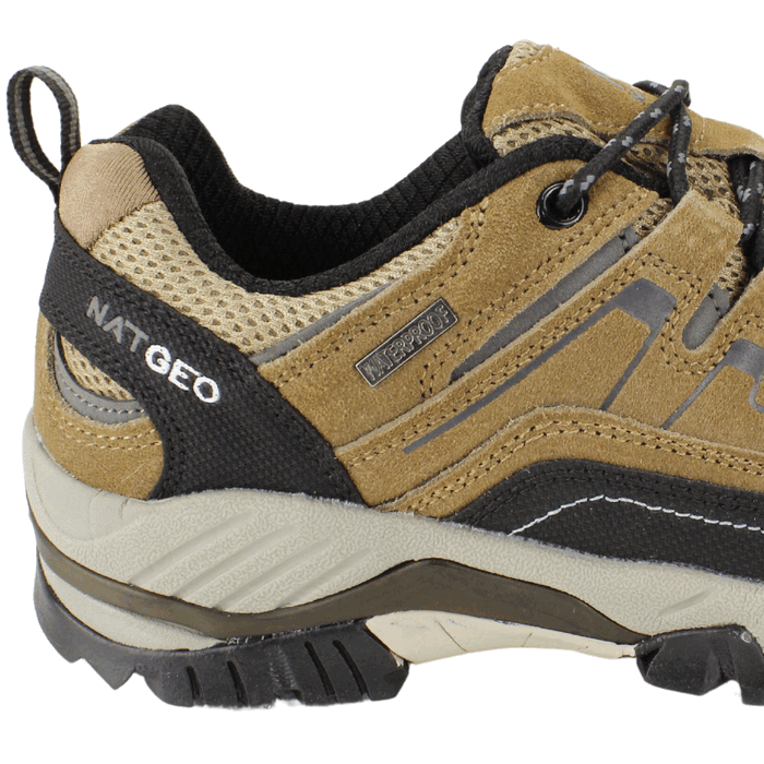 ZAPATILLA NAT GEO WATARPROOF CUERO CAFE - 4