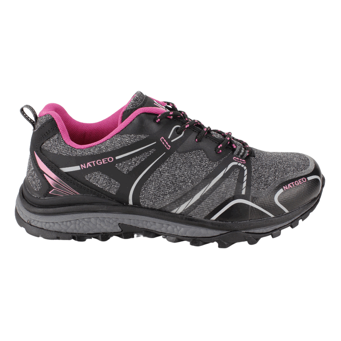 ZAPATILLA NAT GEO OUTDOOR TEXTIL NEGRO - 1