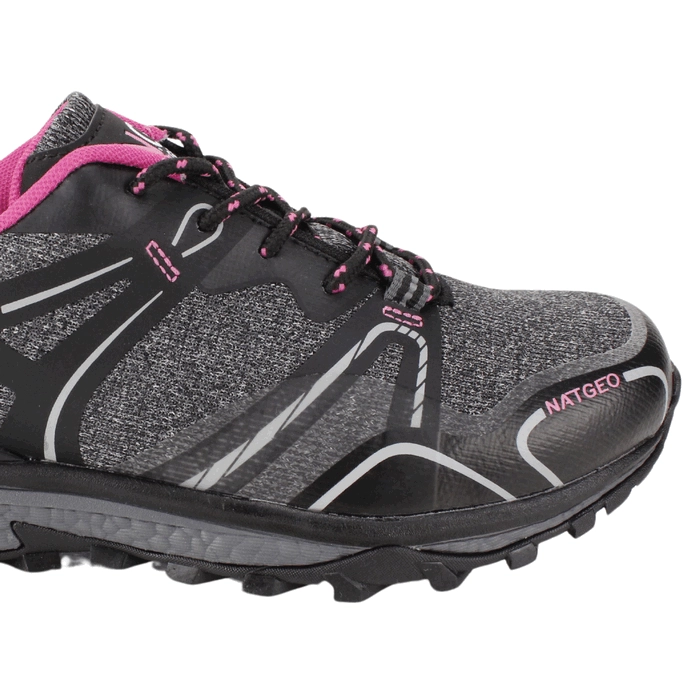 ZAPATILLA NAT GEO OUTDOOR TEXTIL NEGRO - 4