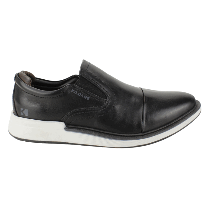 ZAPATO KILDARE CUERO NEGRO SLIP ON - 1