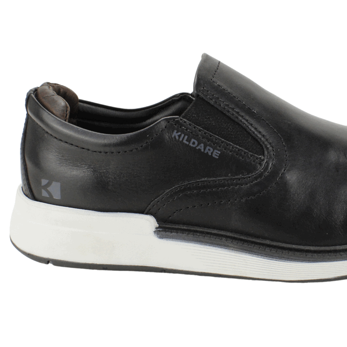 ZAPATO KILDARE CUERO NEGRO SLIP ON - 4