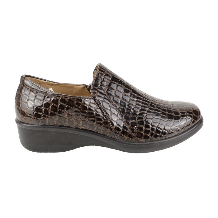 ZAPATO NEW WALK REPTIL CAFE BRILLANTE - 1