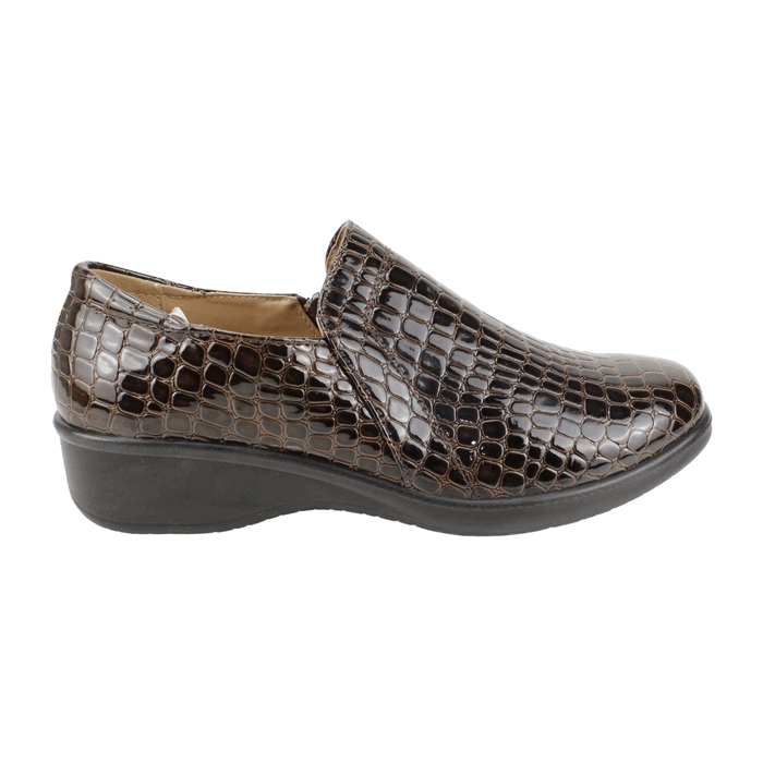 ZAPATO NEW WALK REPTIL CAFE BRILLANTE - 1