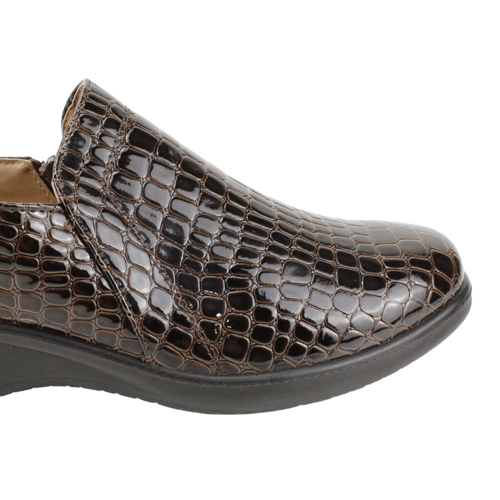 ZAPATO NEW WALK REPTIL CAFE BRILLANTE - 4