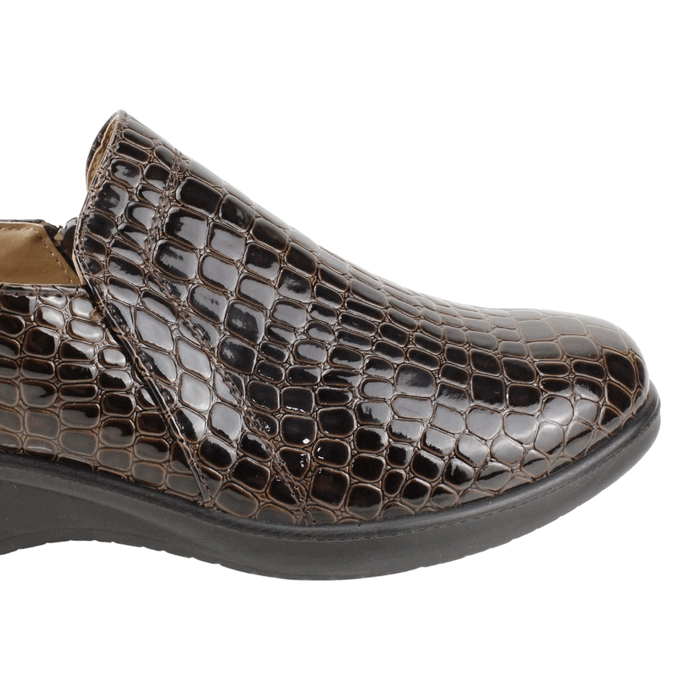 ZAPATO NEW WALK REPTIL CAFE BRILLANTE - 4