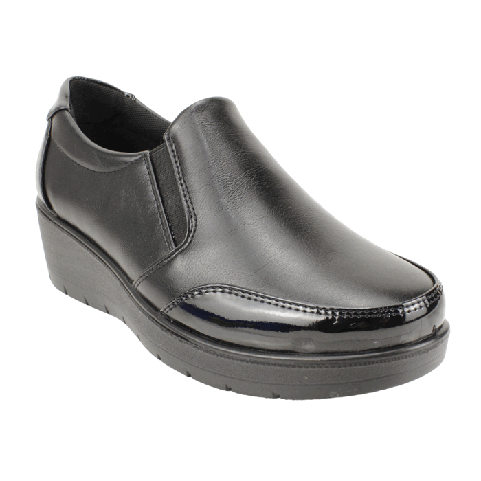 ZAPATO NEW WALK PLATAFORMA CONFORT NEGRO - 2