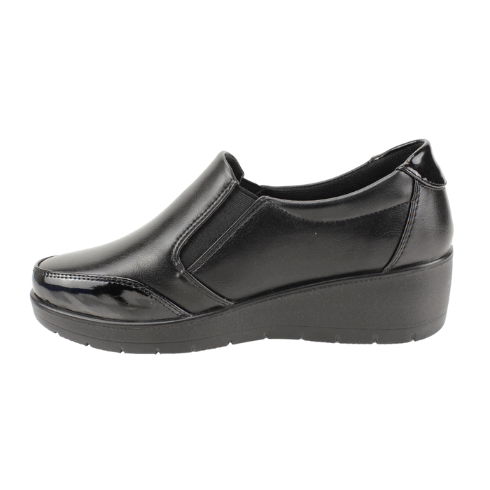 ZAPATO NEW WALK PLATAFORMA CONFORT NEGRO - 3