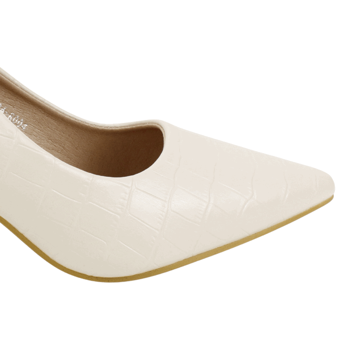 ZAPATO NEW WALK FIESTA REPTIL CREMA - 4