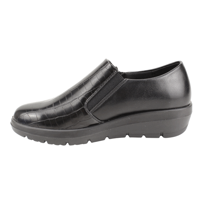 ZAPATO NEW WALK REPTIL CONFORT NEGRO - 3