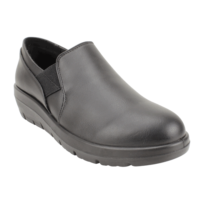 ZAPATO NEW WALK PLATAFORMA CONFORT NEGRO - 2