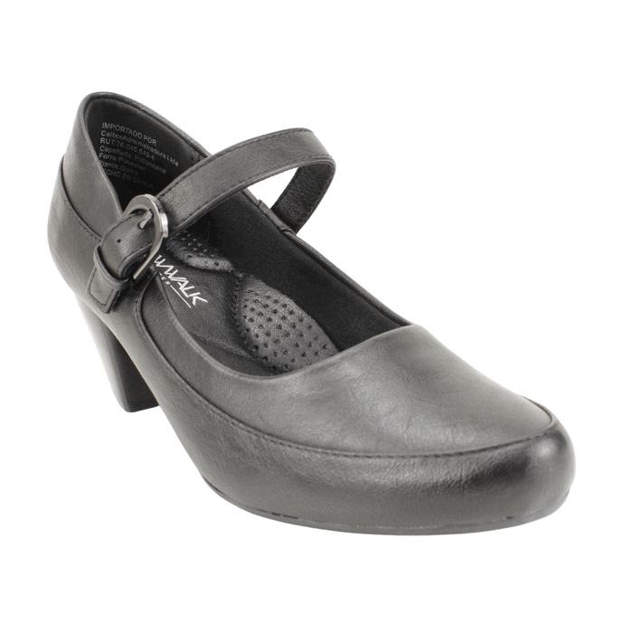 ZAPATO NEW WALK CUEQUERO CONFORT NEGRO - 2