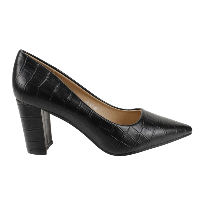 ZAPATO NEW WALK FIESTA REPTIL NEGRO - 1