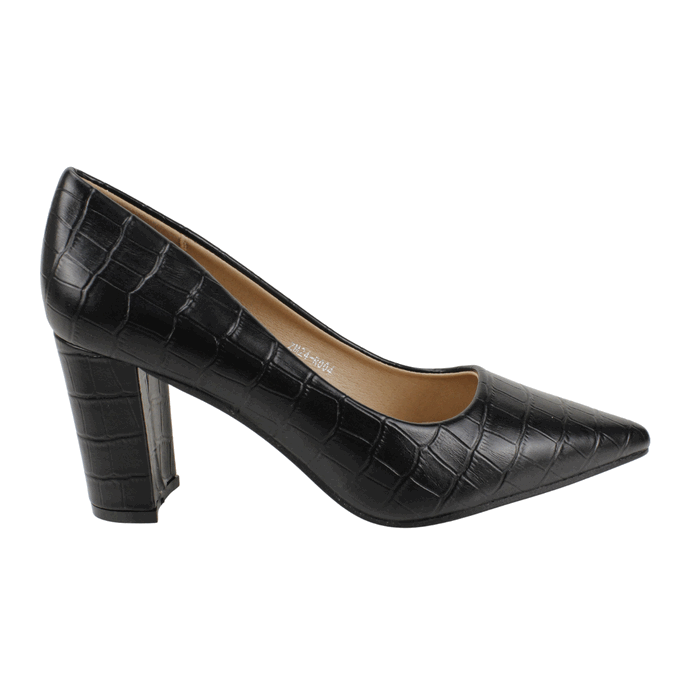 ZAPATO NEW WALK FIESTA REPTIL NEGRO - 1