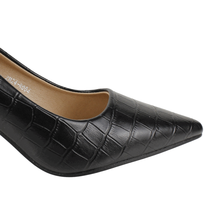 ZAPATO NEW WALK FIESTA REPTIL NEGRO - 4