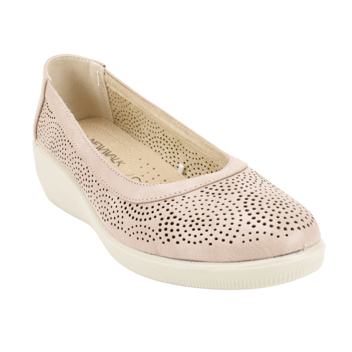 ZAPATO NEW WALK TROQUELADO ROSA - 2