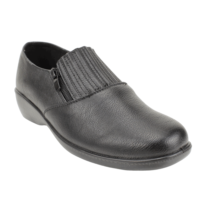 ZAPATO NEW WALK CONFORT CIERRE NEGRO - 2