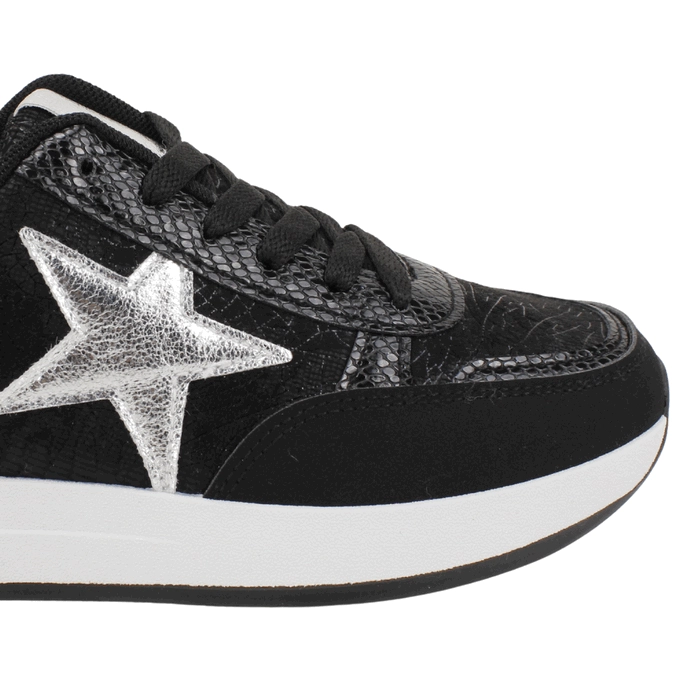 ZAPATILLA NEW WALK STELLAR PLATAFORMA NEGRA - 4