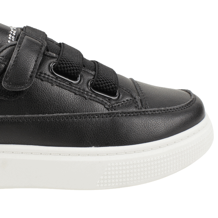 ZAPATILLAS NEW WALK BRILLOS PLATAFORMA NEGRO - 4
