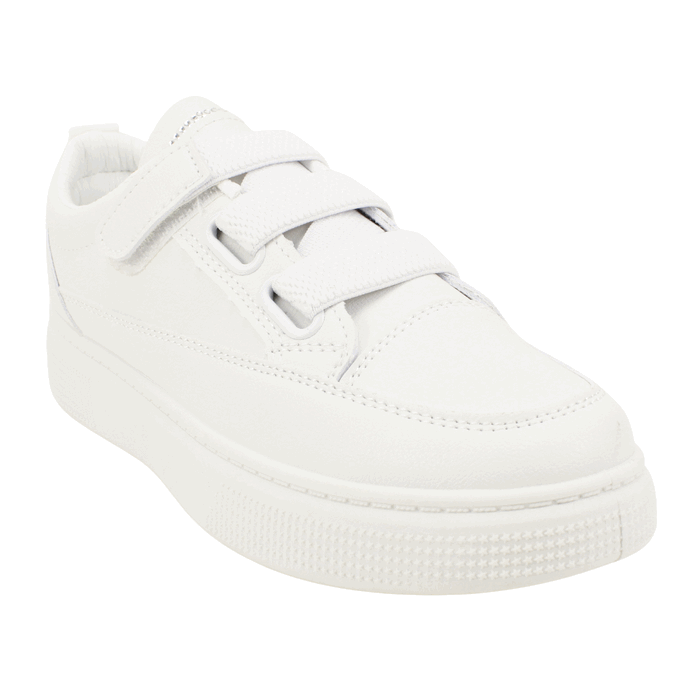 ZAPATILLAS NEW WALK BRILLOS PLATAFORMA BLANCA - 2