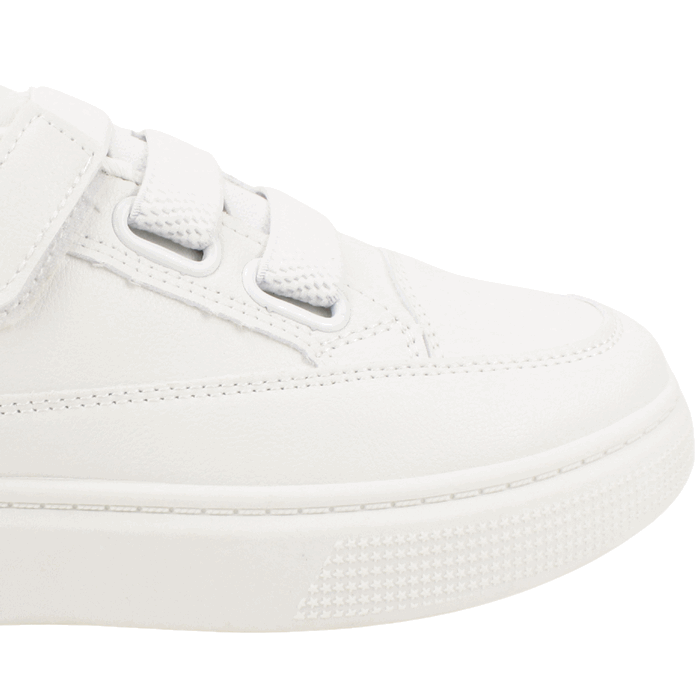 ZAPATILLAS NEW WALK BRILLOS PLATAFORMA BLANCA - 4