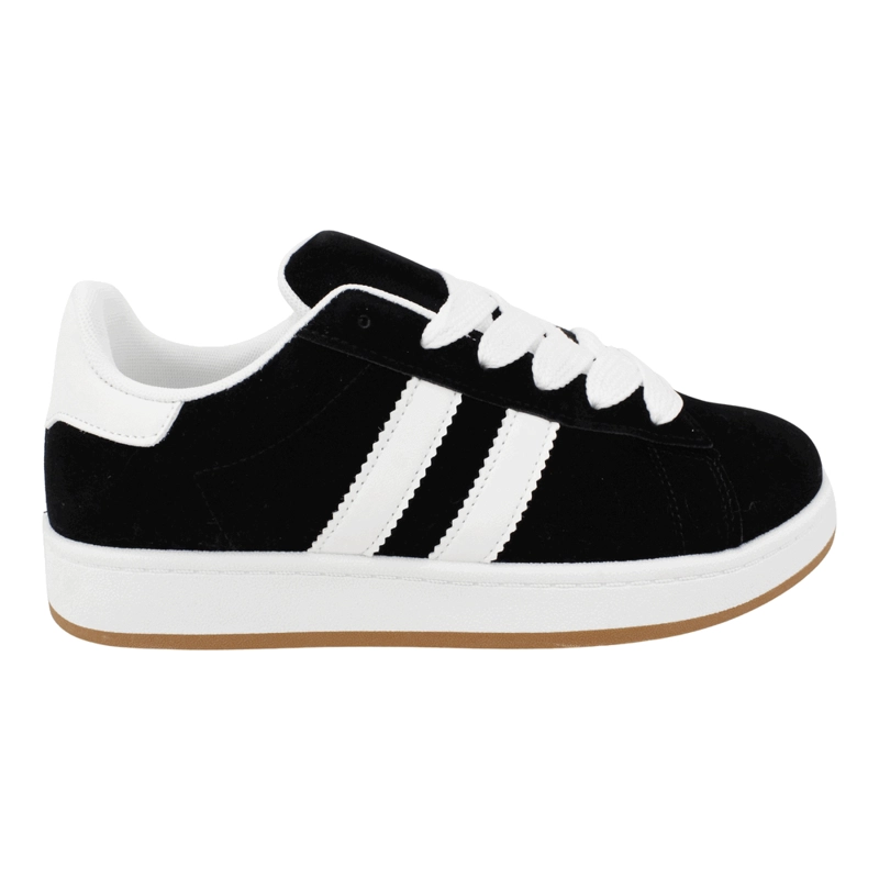 ZAPATILLA NEW WALK CLASICA RETRO NEGRA - 1