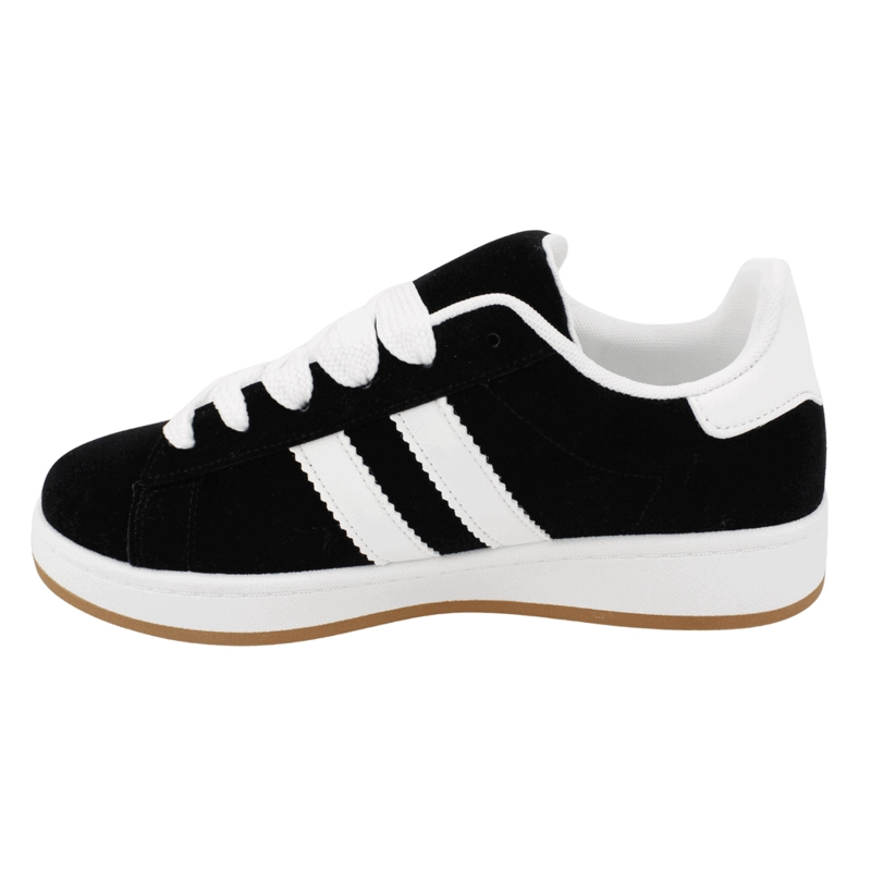 ZAPATILLA NEW WALK CLASICA RETRO NEGRA - 4