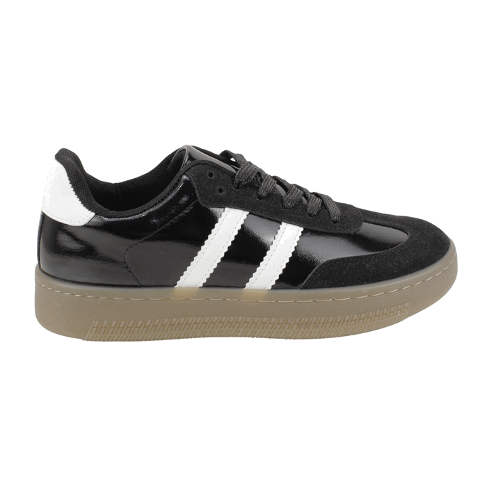 ZAPATILLA AGUA DE COCO RETRO SHINE NEGRO - 1