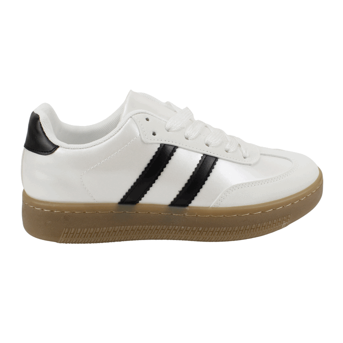 ZAPATILLA AGUA DE COCO RETRO SHINE BLANCA - 1