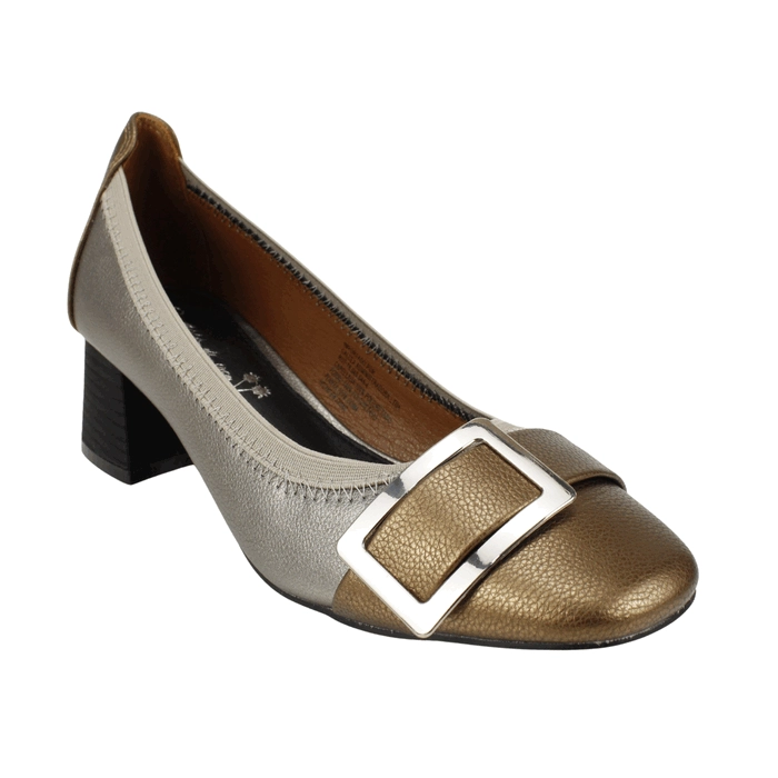 ZAPATO AGUA DE COCO BITONO PLATEADO - 3