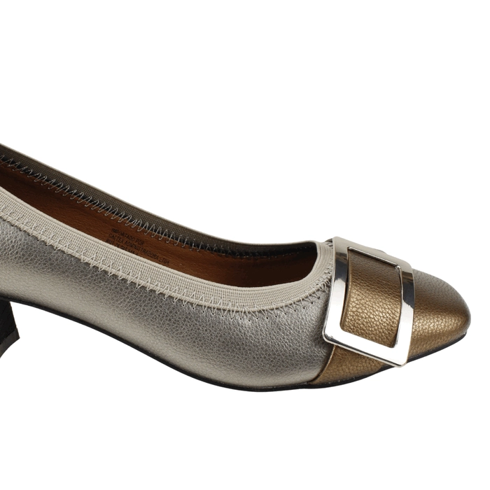 ZAPATO AGUA DE COCO BITONO PLATEADO - 5