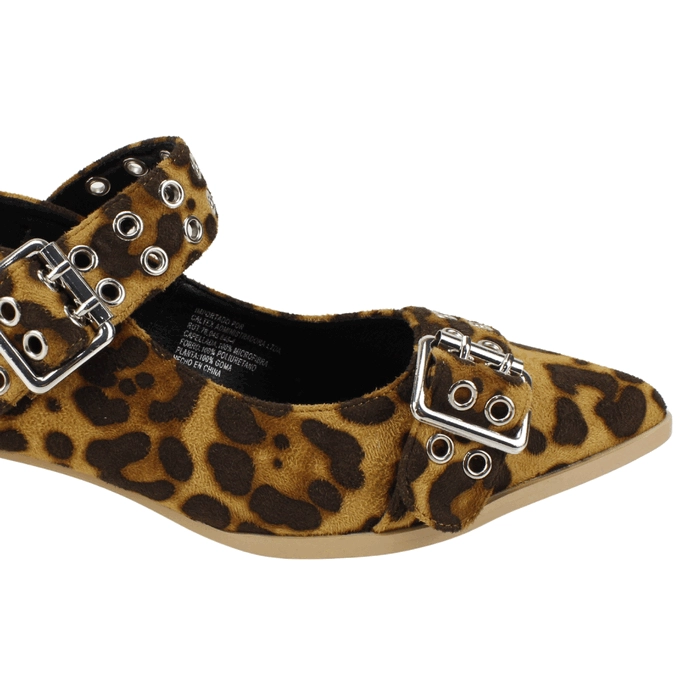 ZAPATO AGUA DE COCO HEBILLAS ANIMAL PRINT - 5