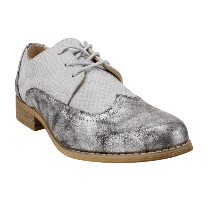 ZAPATO NEW WALK REPTIL PLATEADO - 3