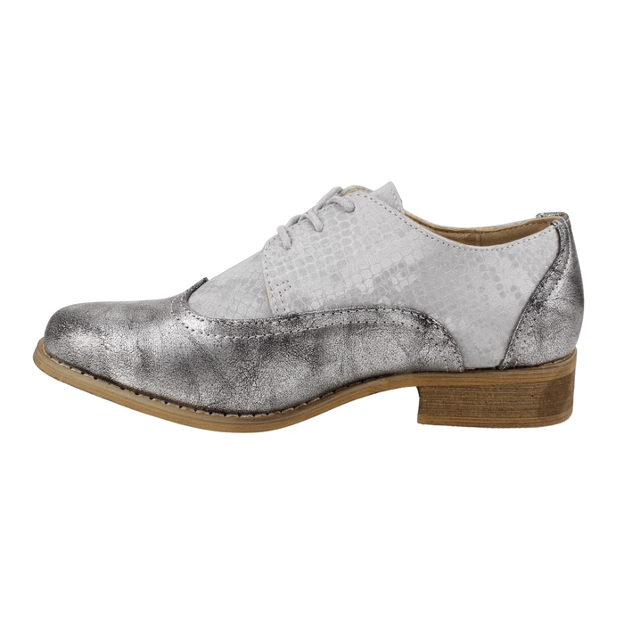 ZAPATO NEW WALK REPTIL PLATEADO - 4
